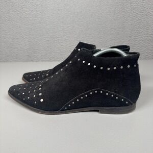 Free People Booties Womens 9.5 Black Aquarian‎ Studded EU 40 Boho Indie Boots